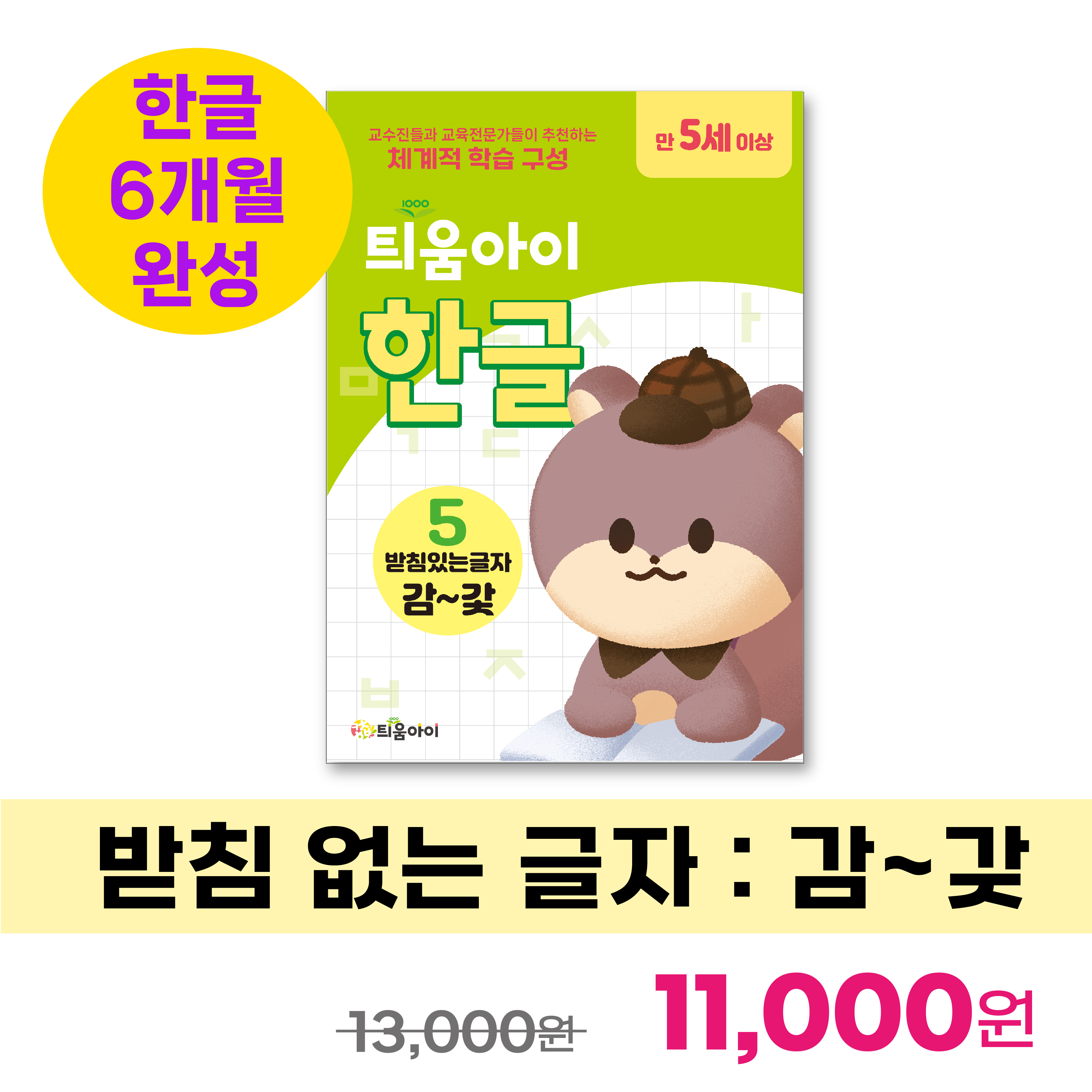 틔움아이 한글 5 : 감~갗